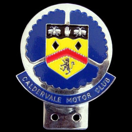 Caldervale Motor Club Car Badge