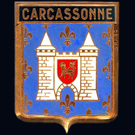 Carcassonne Car Badge (Drago)