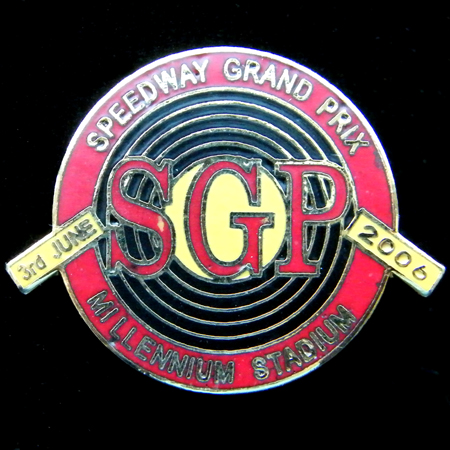 British Speedway Grand Prix Pin Badge
