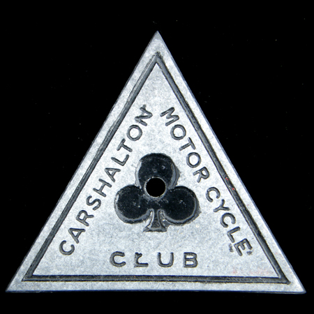 Carshalton Motor Cycle Club Car Badge