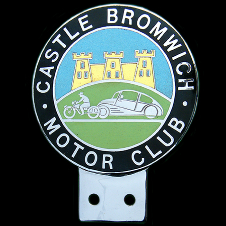 Castle Bromwich Motor Club Car Badge