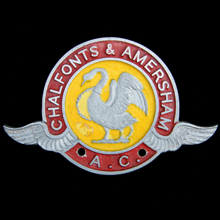 Chalfonts & Amersham Auto Club Car Badge