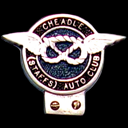 Cheadle (Staffs) Auto Club Car Badge