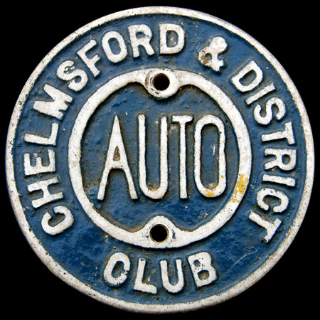 Chelmsford & District Auto Club Car Badge