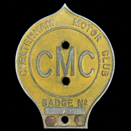 Cheltenham Motor Club Car Badge 1