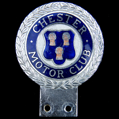 Chester Motor Club Car Badge 