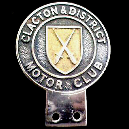 Clackton & District Motor Club Car Badge