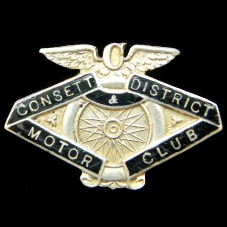 Consett & District Motor Club Lapel Badge
