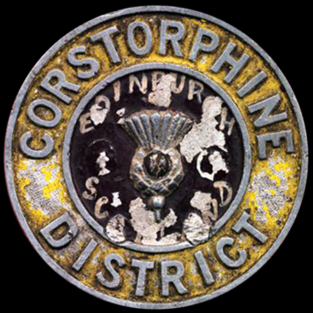 Corstorphine District (Edinburgh) Car Badge