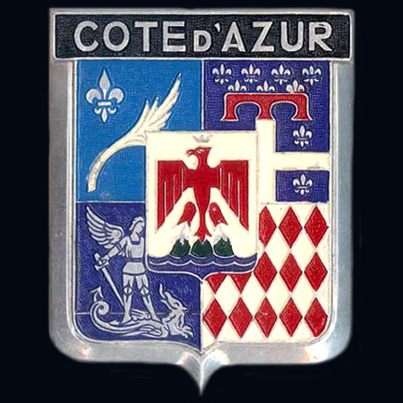 Cote d'Azur Car Badge (Drago)