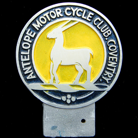 Antelope Motor Cycle Club Coventry  Car Badge 3