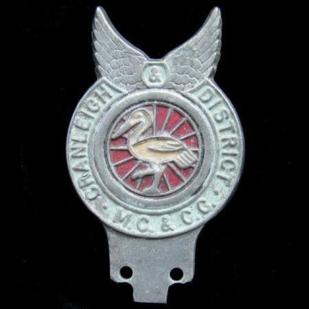 Cranleigh & District Motor Cycle & Car Club Car Badge
