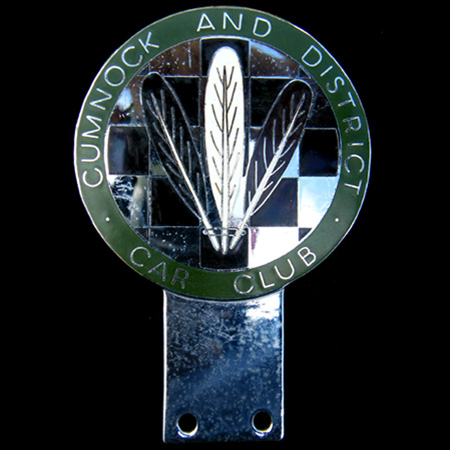 Cumnock and District Car Club Car Badge