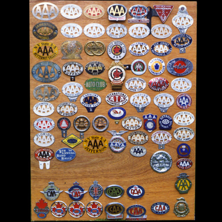 Dave Leverage's Car Badge Display of North America