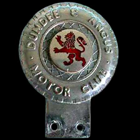 Dundee & Angus Motor Club Car Badge