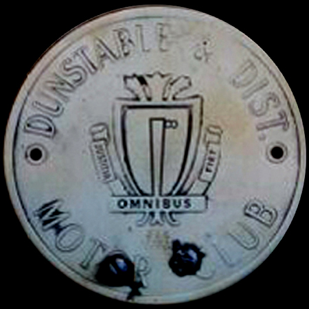 Dunstable & Dist Motor Club Car Badge