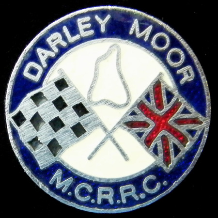 Darley Moor Motor Cycle Road Racing Club lapel badge