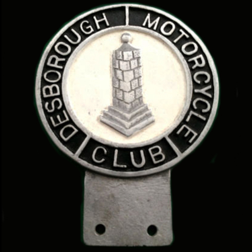 Desborough Motorcycle Club Car Badge