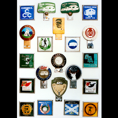 Display of  Caravan badges