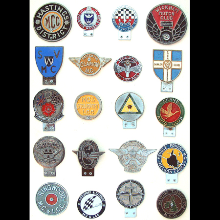 Display of  UK District badges
