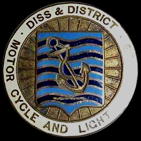 Diss & District Motor Cycle and Light Car Club Car Badge