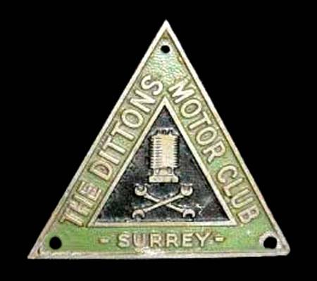 Dittons Motor Club Surrey (The) Car Badge