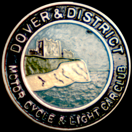 Dover & District Motor Cycle & Light Car Club Car Badge