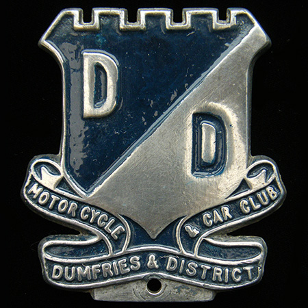 Dumfries & District Motorcycle & Car Club badge