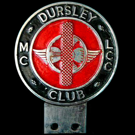 Dursley Motor Cycle & Light Car Club Car Badge