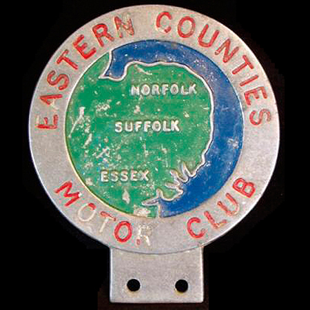 Eastern Counties Motor Club Car Badge