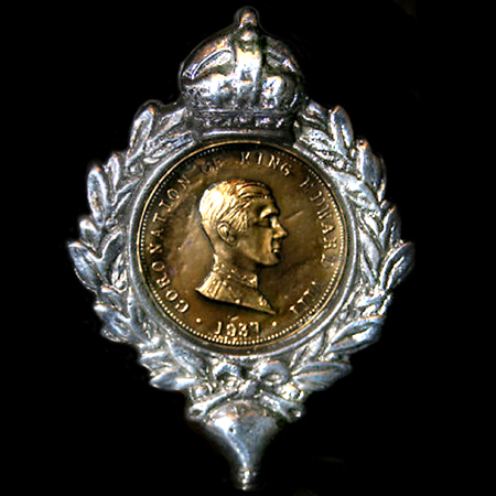 Coronation Of King Edward VII 1937 Car Badge