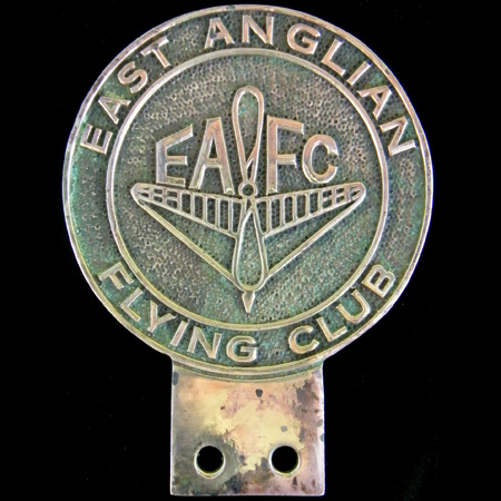 East Anglian Flying Club Car Badge