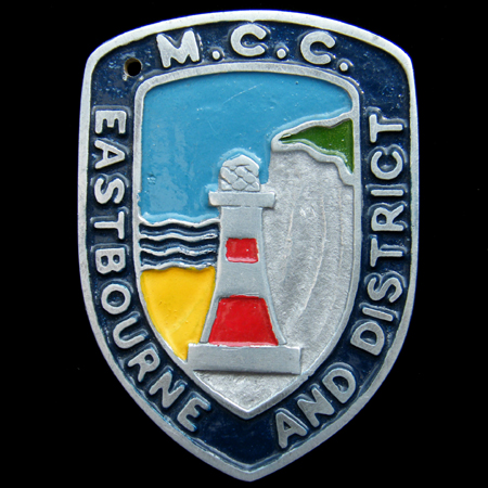 Eastbourne and District Motor Cycle Club Car Badge
