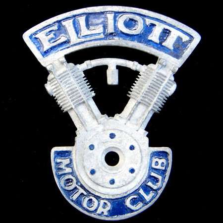 Elliott Motor Club Car Badge