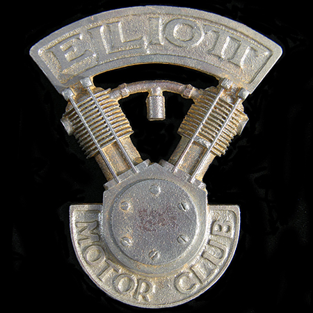 Elliott Motor Club Car Badge