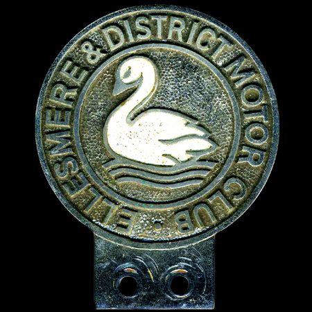 Ellesmere & District Motor Club Car Badge 