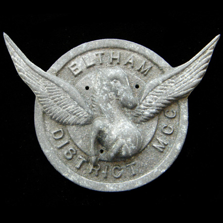 Eltham & District Motor Cycle Club Car Badge