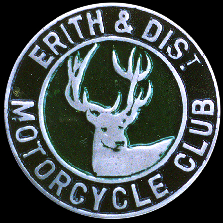 Erith & Dist Motorcycle Club Car Badge