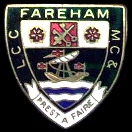 Fareham Motor Cycle & Light Car Club Lapel Badge
