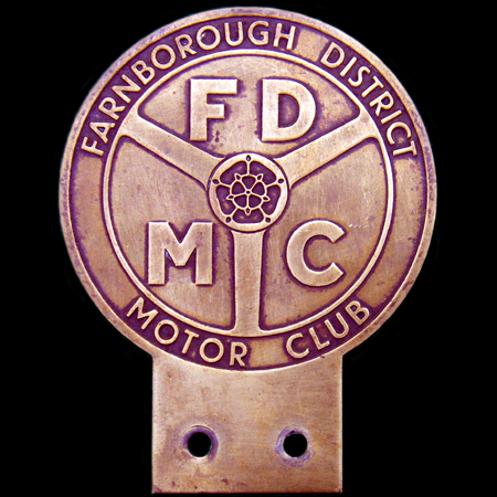 Farnborough District Motor Club Car Badge