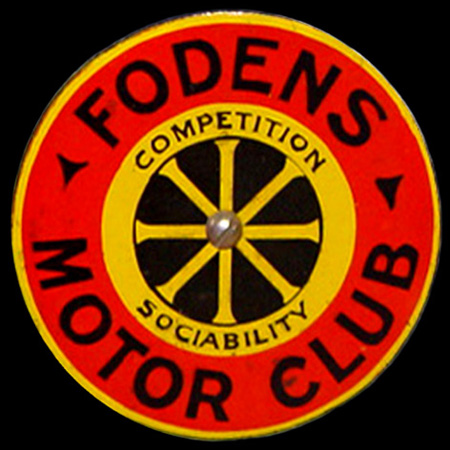 Fodens Motor Club Car Badge