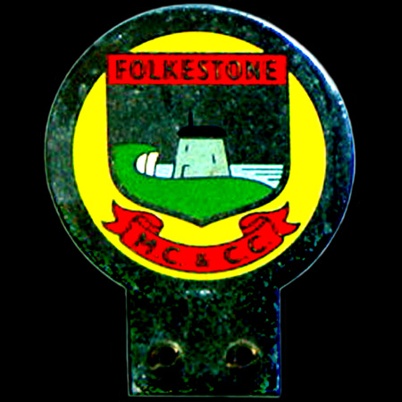 Folkestone Motor Cycle & Car Club Car Badge