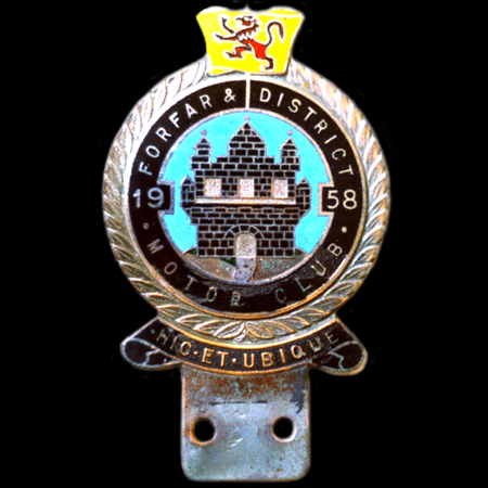 Forfar & District Motor Club Car Badge
