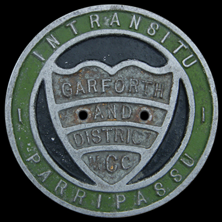 Garforth and District MCC Car Badge