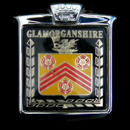 Glamorganshire (Morgannwg) Square Car Badge