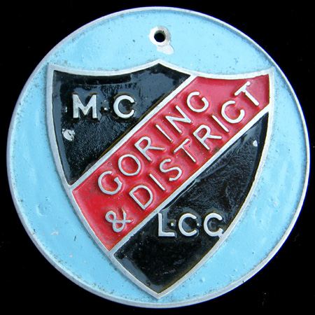 Goring & District Motor Cycle & Light Car Club Car Badge