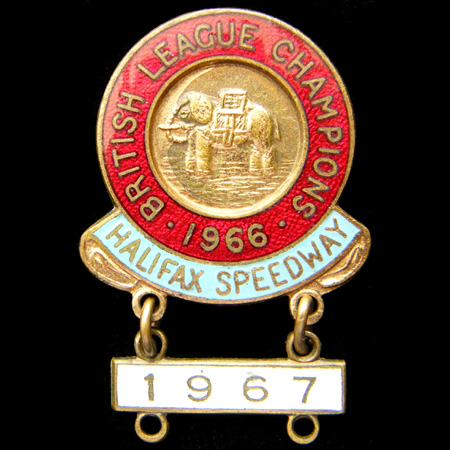 1967 Halifax Speedway Lapel Badge