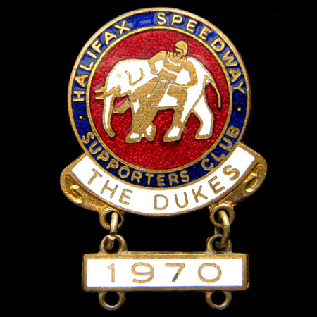 1970 Halifax Speedway Lapel Badge