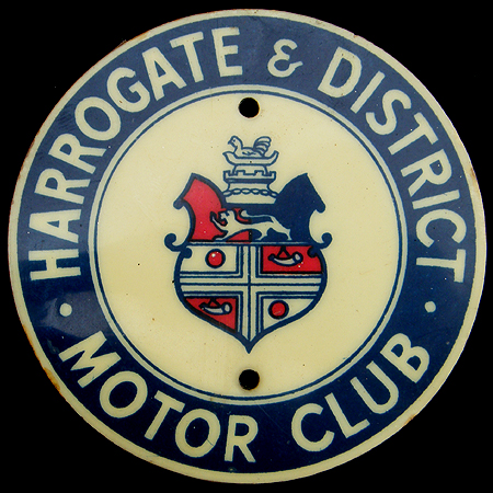 Harrogate & District Motor Club Car Badge