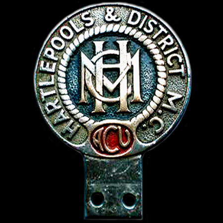 Hartlepools & Dstrict Motor Club Car Badge